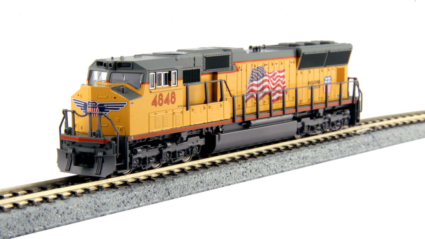 Kato 176-8610-LS N Union Pacific EMD SD70M Diesel Locomotive LokSound #4848