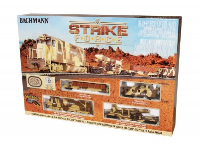 Bachmann 00752 Strike Force HO Gauge Diesel Starter Freight Train Set