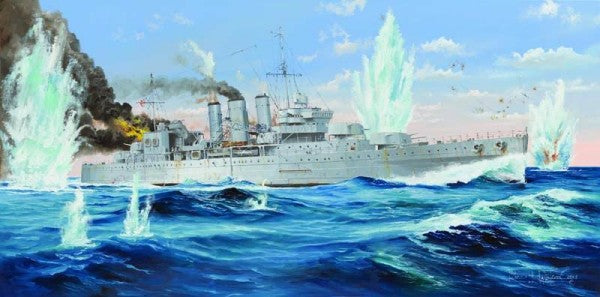Trumpeter 05353 1:350 HMS Cornwall Battle Cruiser Plastic Model Kit