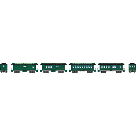 Athearn 11032 N Union Pacific 34 Old Time Overton Passenger Set (4)