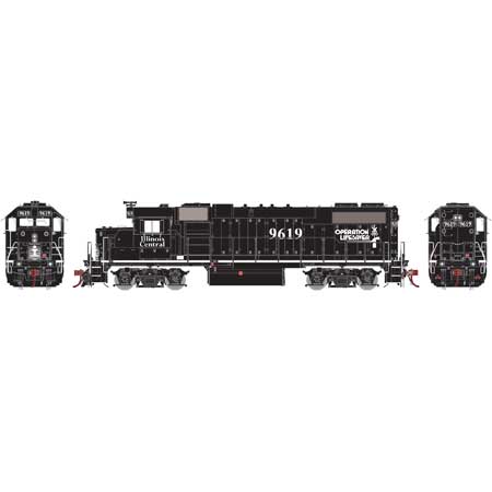 Athearn G65360 HO IC/Operation Lifesaver GP38-2 Phase I Diesel Locomotive #9619