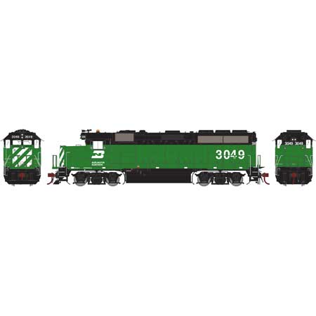 Athearn G65653 HO Burlington Northern GP40-2 Diesel Locomotive #3049