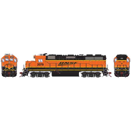 Athearn G65675 HO BNSF/Wedge GP38-2 Diesel Locomotive #2079