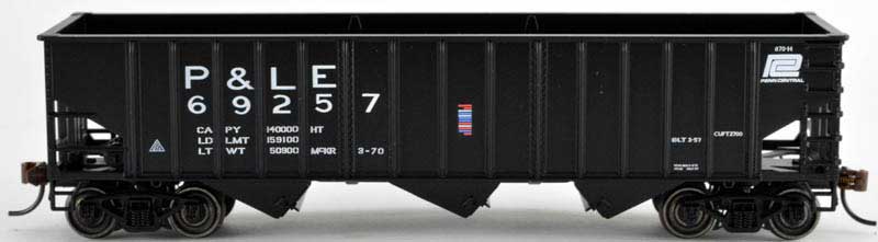 Bowser 41841 HO Pittsburgh & Lake Erie 70 Ton 14 Panel Hopper Car Kits #69266