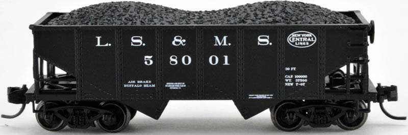 Bowser 37985 N Lake Shore & Michigan Southern GLa Hopper Car #58022