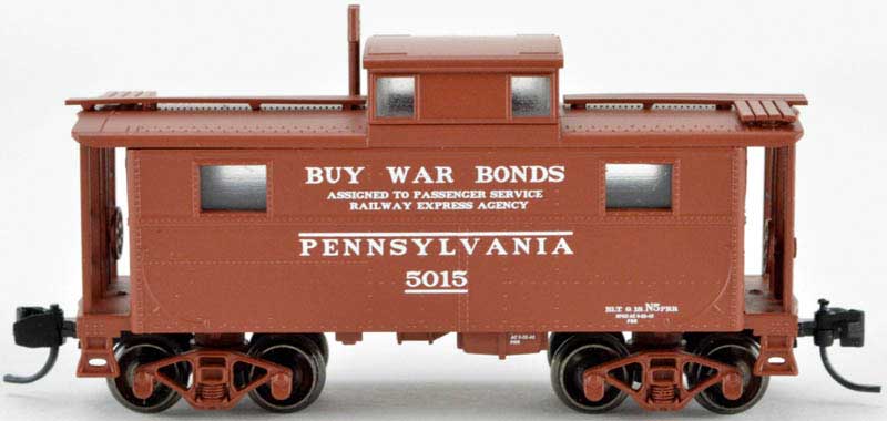 Bowser 37898 N Pennsylvania N5 Caboose Early Scheme REA #5015