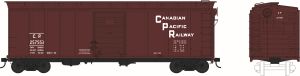 Bowser 41766 HO Canadian Pacific Railway 40' Boxcar #257553