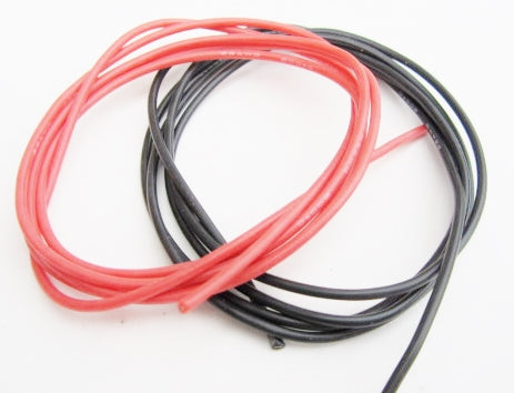 TQ Wire Products 2200 3'' Black and Red 22 Gauge Wire