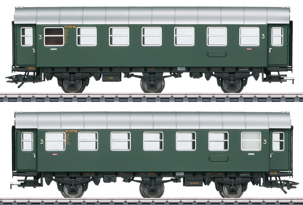 Marklin 43185 HO German Federal Railroad Type C3yg Passenger Cars (Set of 2)