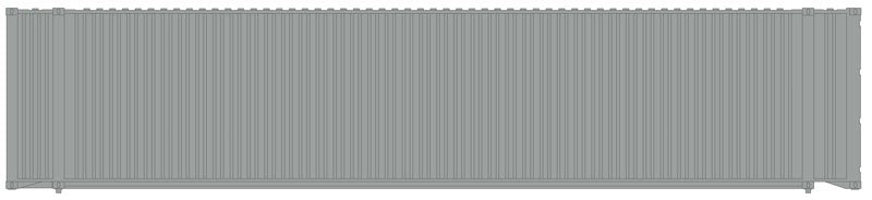 Atlas 50003831 N Undecorated 45' Standard Height Container (Pack of 3)