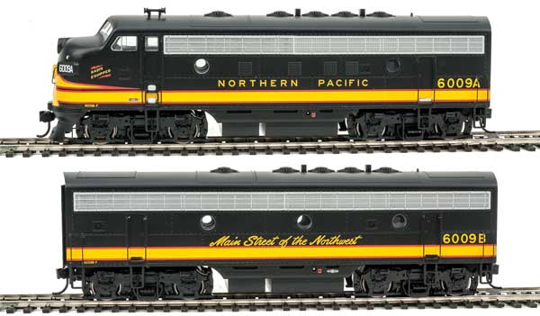 Walthers 910-19933 HO Northern Pacific EMD F7 A-B Set Diesel Loco #6009A/#6009B