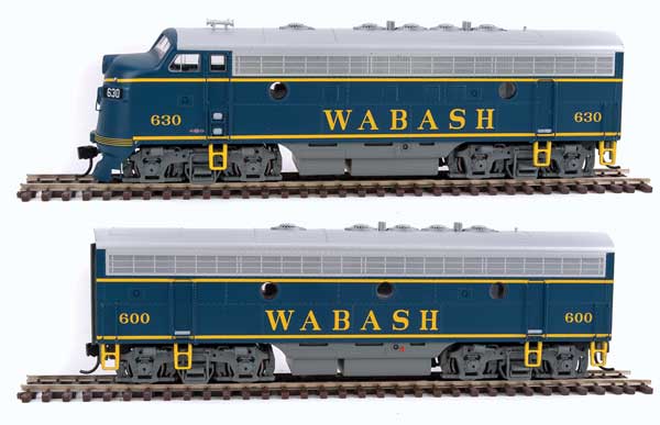 Walthers 910-19941 HO Wabash EMD F7 A-B Set Diesel Loco Sound/DCC #630/#600