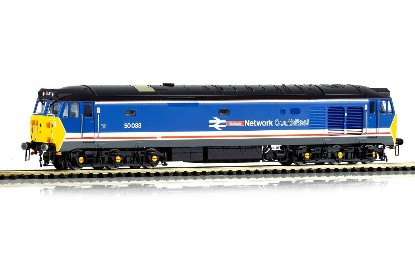 Hornby R3658 OO Network South East Class 50, Co-Co 'Glorious' - Era 8 #50033