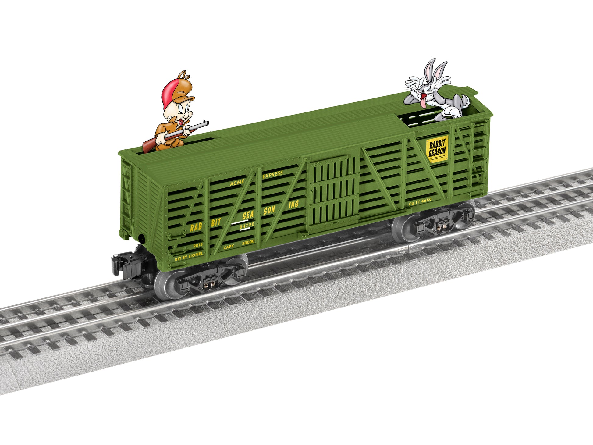 Lionel 6-84798 O Bugs & Elmer Hunting Rabbit Car