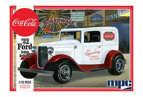 MPC 902 1932 1:25 Ford Coca-Cola Delivery Sedan Model Car Kit
