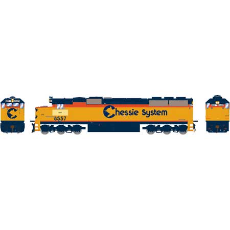 Athearn 86901 HO CSX/Chessie Patched RTR SD50 Diesel Locomotive #8557