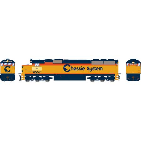 Athearn 86951 HO CSX/Chessie Patched SD50 Diesel Locomotive w/DCC & Sound #8557