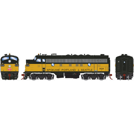 Athearn G22734 HO BN/SP&S Patch/Passenger F7A Diesel Locomotive #9754
