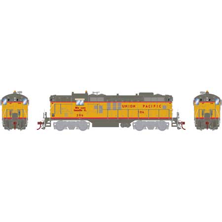 Athearn G64243 HO Union Pacific GP9 Diesel Locomotive with DCC & Sound #206
