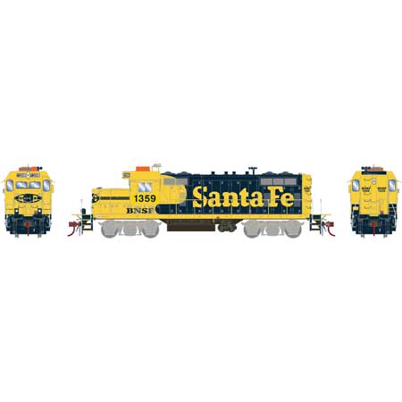 Athearn G65142 HO BNSF GP7u Diesel Locomotive with DCC & Sound #1359