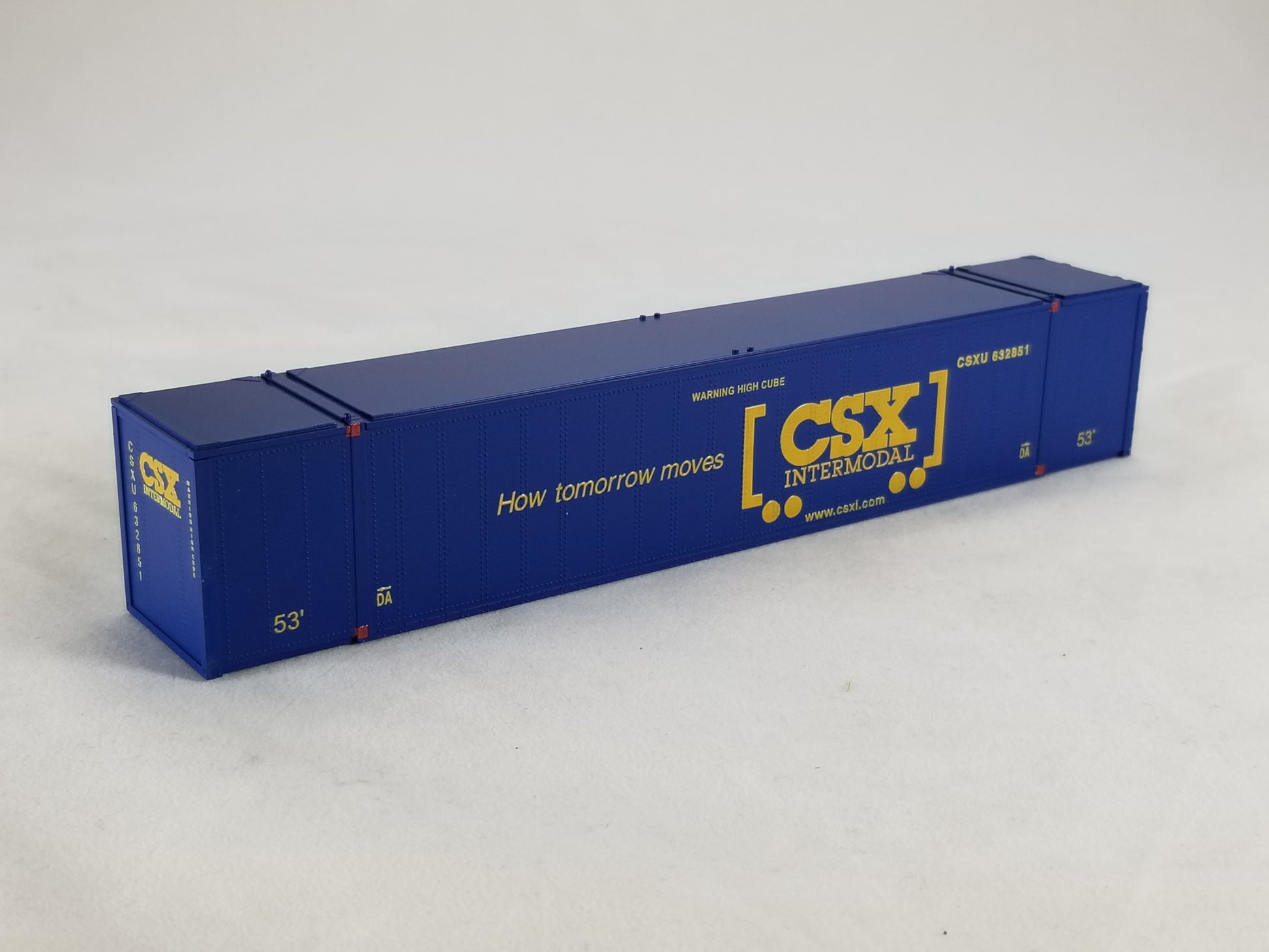 Con-Cor 0004-88006 488006 HO CSX 53' HC Container #1 (Set of 2)