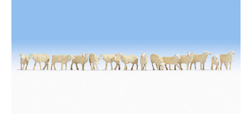 Noch 15749 HO Sheep Figures (Set of 14)