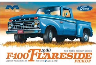 Moebius Models 1232 1:25 1966 Ford F1-00 Flareside Pickup Truck
