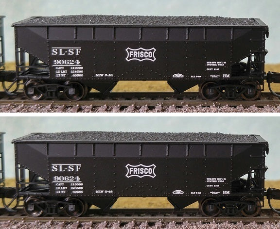 Bluford Shops 66152 N SLSF Frisco 2-Bay Offset Hopper (2)