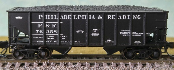 Bluford Shops 65161 N Philadelphia & Reading 8-Panel 2-Bay Hopper