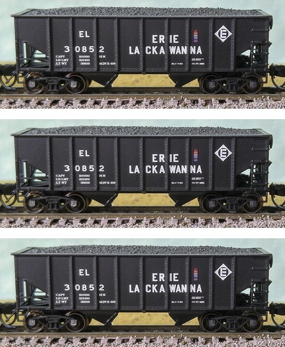 Bluford Shops 65133 N Erie Lackawanna 8-Panel 2-Bay Hopper (3)