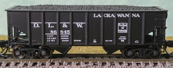 Bluford Shops 65121 N Delaware Lackawanna & Western 8-Panel 2-Bay Hopper