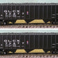 Bluford Shops 14582 N GLCX 70-Ton 3-Bay 14-Panel Hopper w/Load (Pack of 2)