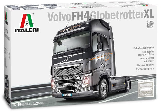 Italeri 3940 1:24 Volvo FH4 Globetrotter XL Tractor Cab Plastic Model Kit