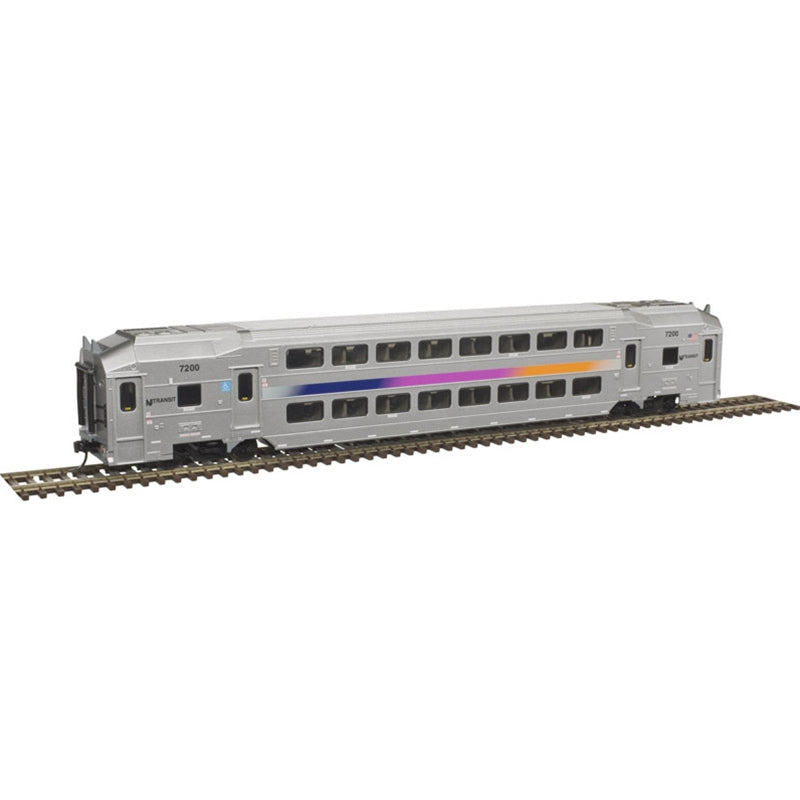 Atlas 20004829 HO NJ Transit Commuter Cab & Trailers (Pack of 3)