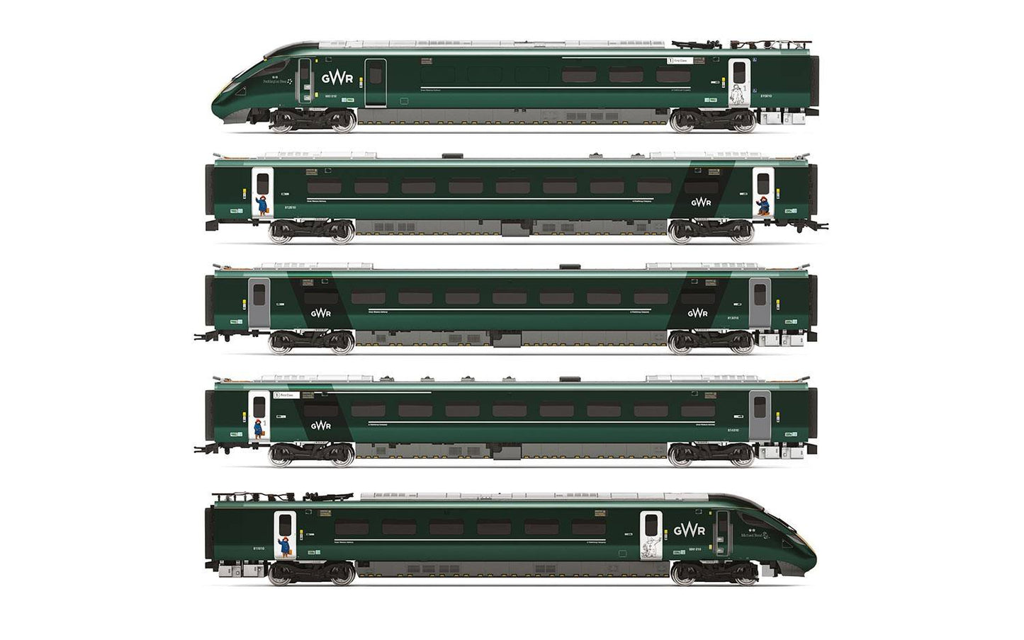 Hornby R3691 OO Great Western Railway Paddington Class 800/0 Hitachi (Pack of 5)