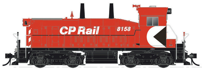 Rapido Trains 26022 HO Canadian Pacific GMD SW1200RS Diesel Locomotive DC #8158