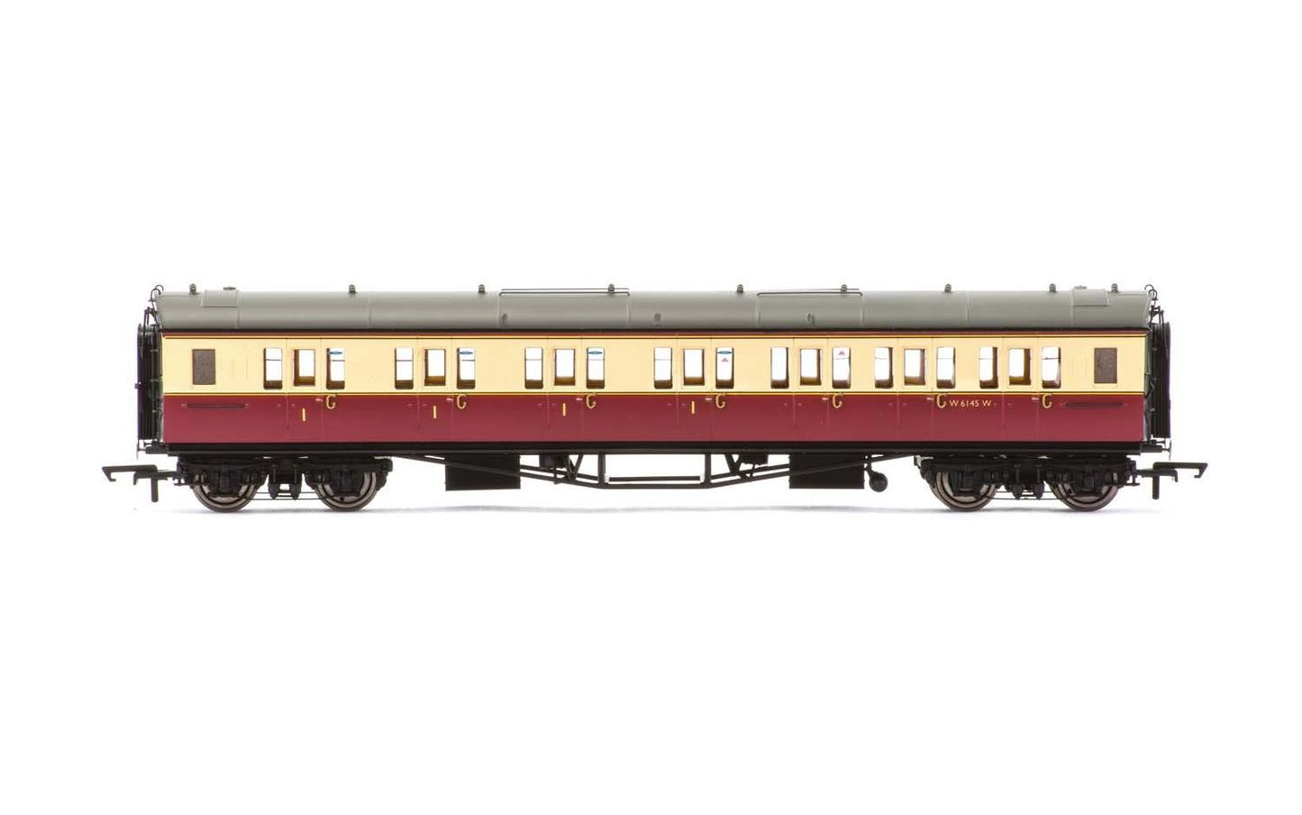 Hornby R4688A OO British Railways Collett Bow-Ended Corridor Composite #W6145W