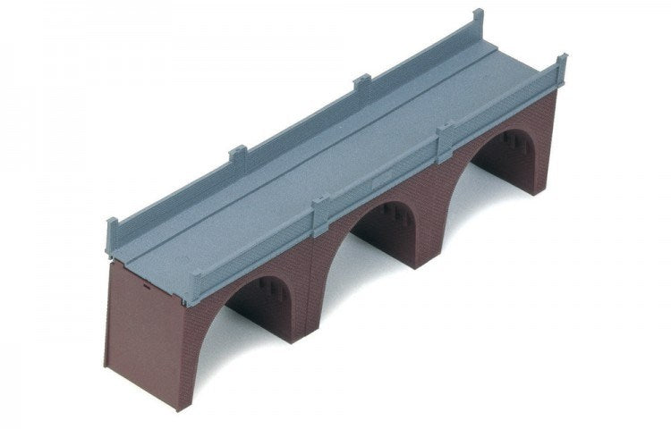 Hornby R180 OO Triple Arch Brick-Built Viaduct Building Kit 13" x 3"