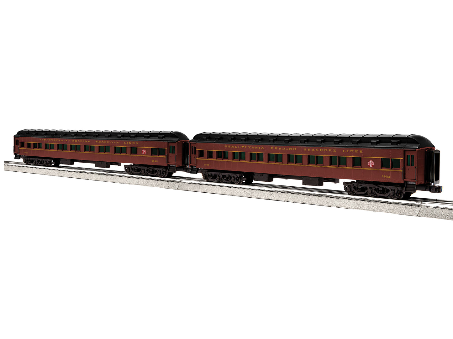 Lionel 6-85003 O Pennsylvania Reading Seashore 18'' Heavy Coach (Pack of 2) #1