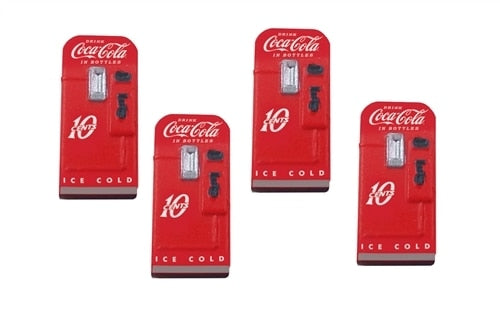 Classic Metal Works 20228 HO Mini Details 1950's Era Coca-Cola Vending Machines
