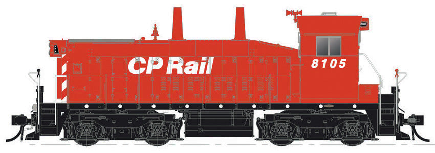 Rapido Trains 26532 HO Canadian Pacific SW1200RS Diesel Loco Sound/DC/DCC #8147