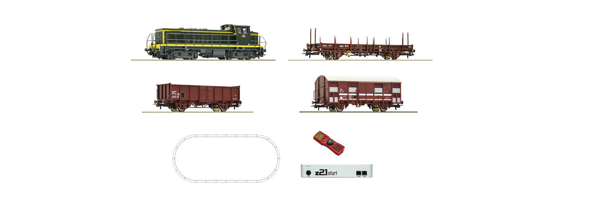 Roco 51300 SNCF BB63000 Digital Z21 HO Gauge Diesel Starter Train Set