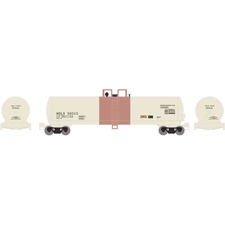 Athearn 17605 N UCLX GATC 20,000-Gallon Acid Tank #30013