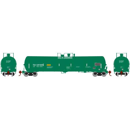 Athearn 28255 HO TILX RTR 30,000 Gallon Green Ethanol Tank Car #261200