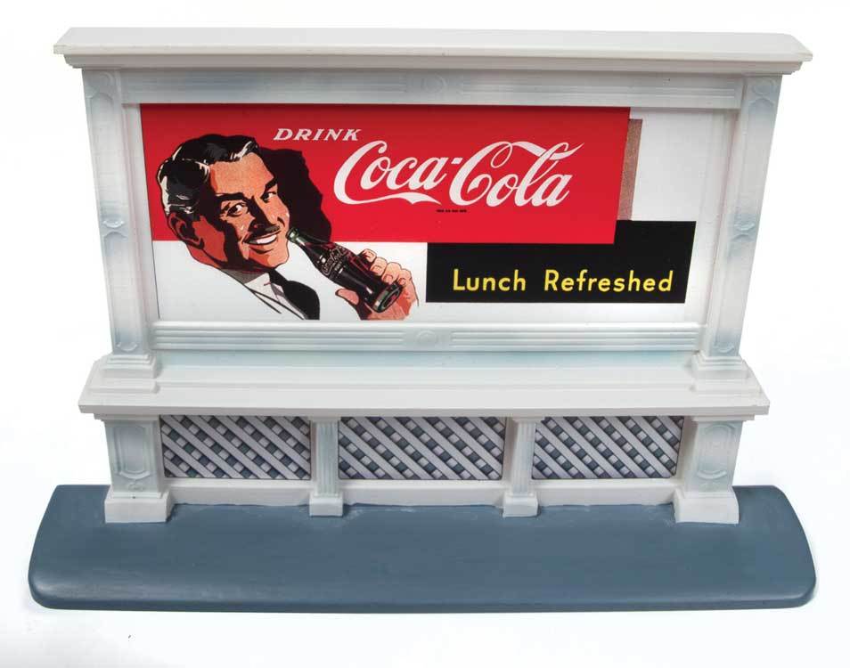 Classic Metal Works 20233 HO Mini Details Coca Cola Outdoor Billboard