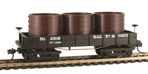 Model Power 723025 HO Baltimore & Ohio 1860's Wooden Vintage Freight