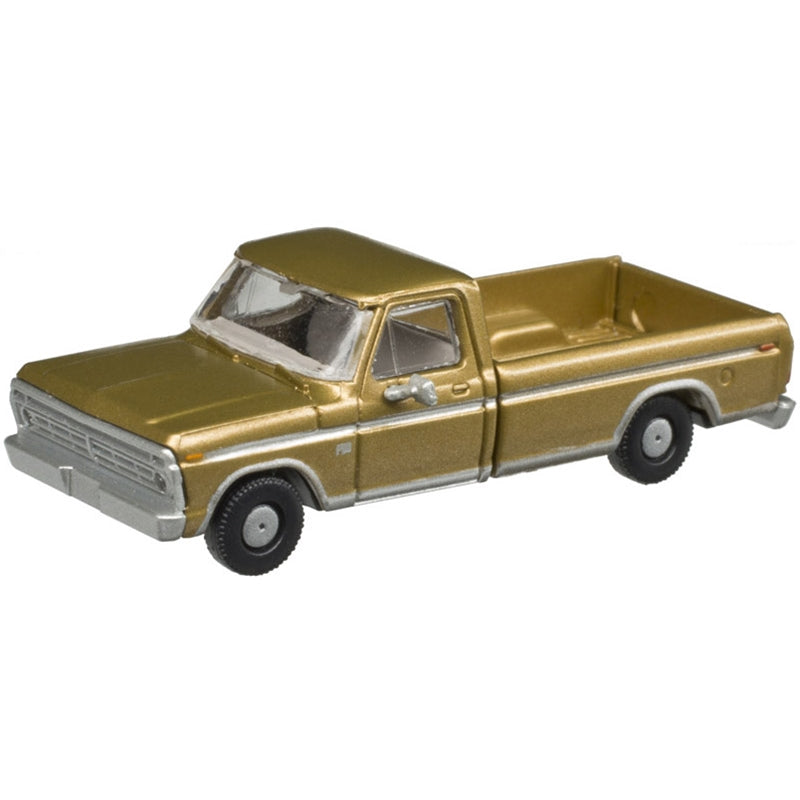 Atlas 60000113 N 1973 Ford F-100 Brown Pickup Truck Sequoia (Pack of 2)