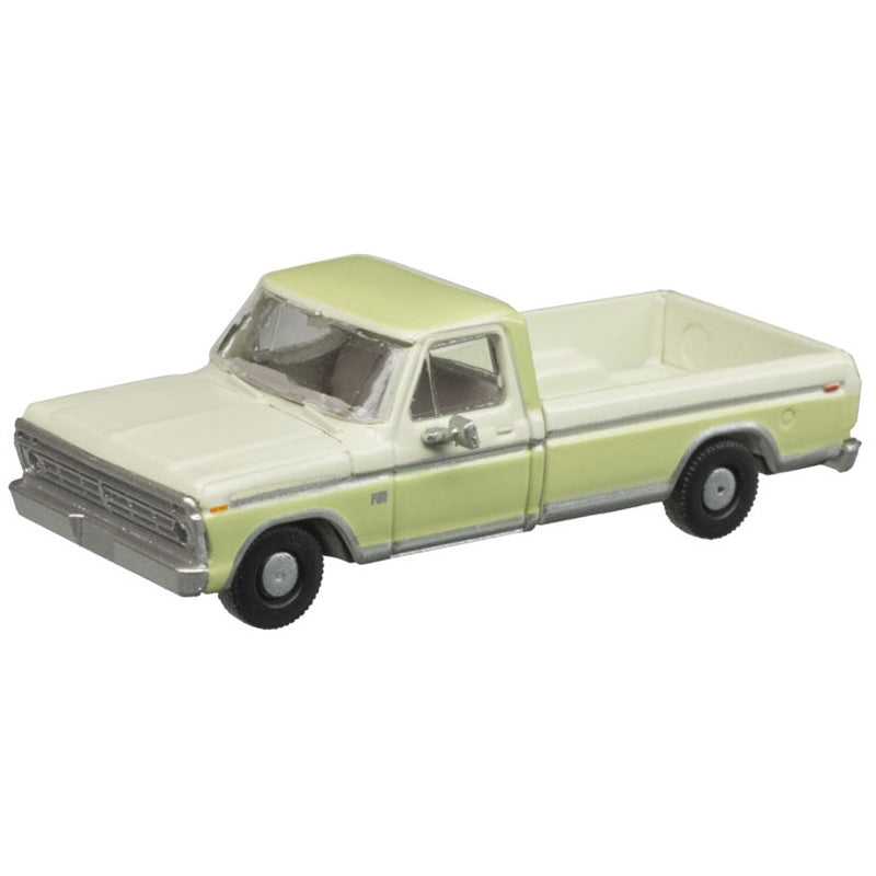 Atlas 60000116 N 1973 Ford F-100 Wimbledon White/Winter Green Pickup Truck