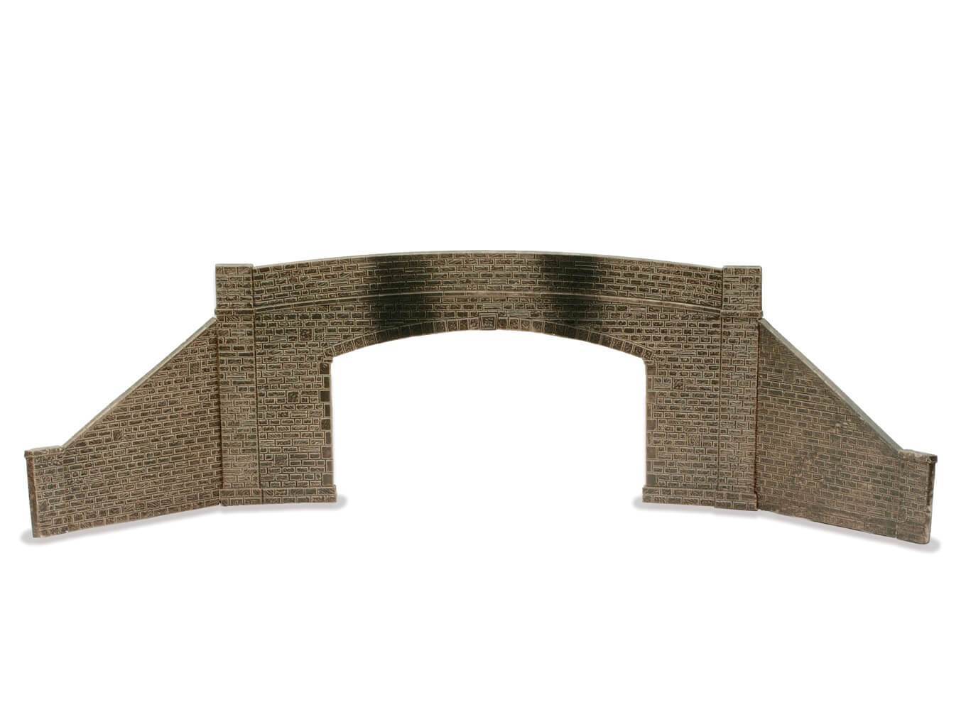Peco LK-734 O Road Bridge Sides Stone Type Double Track