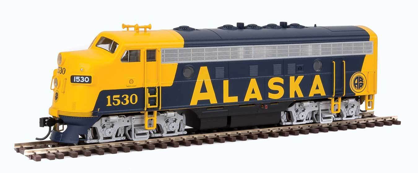 Walthers 910-9926 HO Alaska Railroad EMD F7A Diesel Locomotive Standard DC #1530